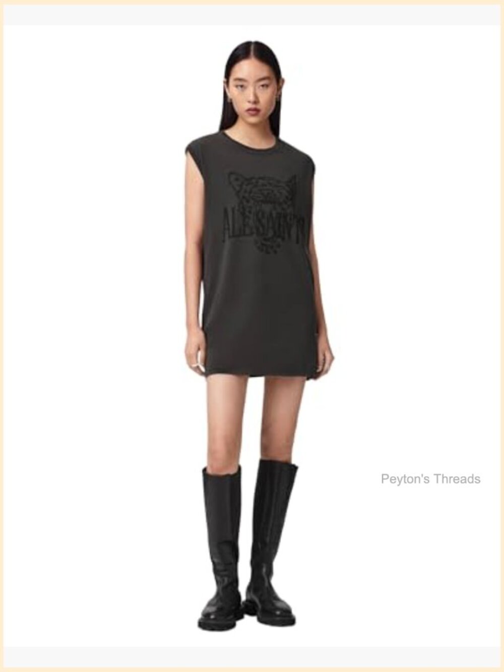 Sheath Dress with Crew Neck Short Sleeves for Day to Night Wear - Picture 2 of 6
